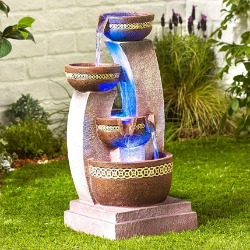 Small Image of Azure Columns Easy Fountain Garden Water Feature