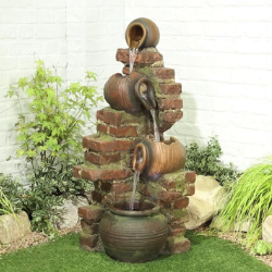 Small Image of Flowing Jugs Easy Fountain Garden Water Feature