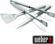 Weber Original 3 Piece Stainless Steel Tool Set 6420 - 1018600