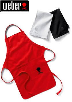 Weber Apron and Towel Set - Red