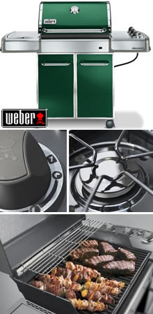 Weber Genesis E320 BBQ in Green