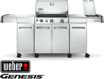 Weber Genesis Stainless Steel Grill Centre S330 Gas BBQ