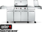 Weber Genesis Stainless Steel Grill Centre S330 Gas BBQ