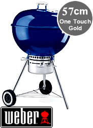 Weber One Touch Gold 57cm BBQ in Blue