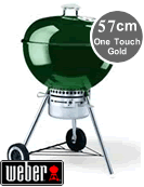 Weber One Touch Gold 57cm BBQ in Green