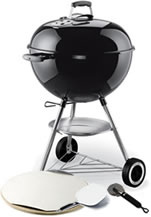 Weber One Touch Original BBQ   Pizza Package
