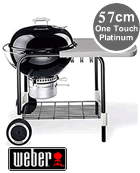 Weber One Touch Platinum 57cm BBQ in Black