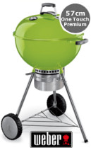 Weber One Touch Premium BBQ 57cm Spring Green