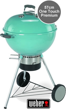 Weber One Touch Premium BBQ 57cm Blue Wave