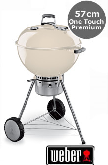 Weber One Touch Premium BBQ 57cm Ivory