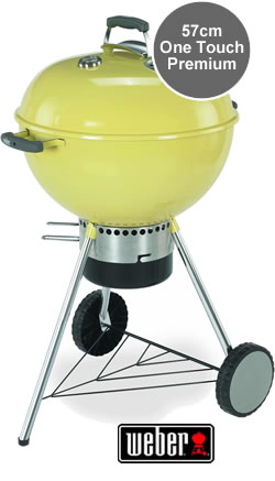 Weber One Touch Premium BBQ 57cm Lemongrass