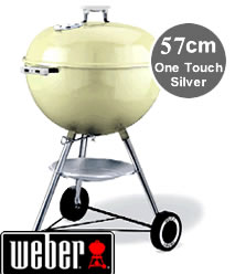 Weber One Touch Silver 57cm BBQ in Sage