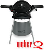 Weber Q120 Black Line BBQ with Stand