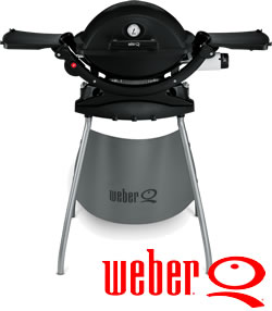 Weber Q 120 Black Line BBQ with Stand