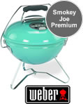 Weber Smokey Joe Premium Portable BBQ in Blue Wave
