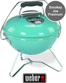 Weber Smokey Joe Premium Portable BBQ in Blue Wave