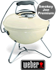 Weber Smokey Joe Premium Portable BBQ in Ivory