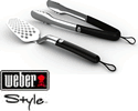 Weber Style BBQ Tool Set - Black