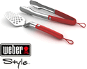 Weber Style BBQ Tool Set - Red