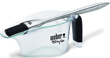 Weber Style Sauce Boat and Brush