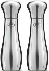 Weber Style Salt and Pepper Grinder Set - Stainless Steel