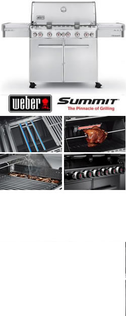 Weber Summit S670 Stainless Steel BBQ