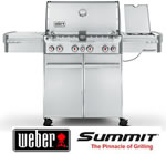 Weber Summit S470 Stainless Steel Gas BBQ with Free Cool Box