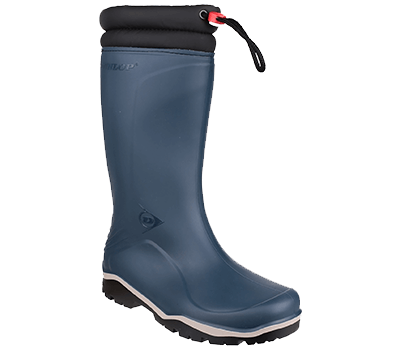 Image of Dunlop Blizzard Wellington Boots in Blue - UK 9