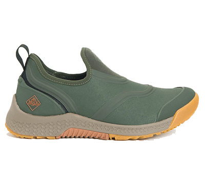 Image of Muck Boot Outscape Low Slip-on Men's Shoe in Moss