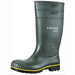 Small Image of Dunlop Acifort Heavy Duty Non Safety Wellington - Green  - UK 11