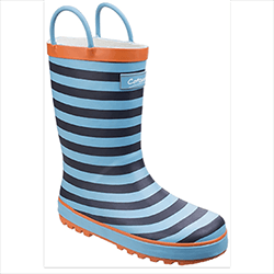Small Image of Cotswold Kids Captain Stripy Wellies - Blue - UK 7