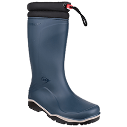 Small Image of Dunlop Blizzard Wellington Boots in Blue - UK 11
