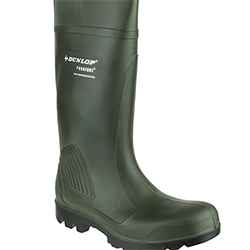 Small Image of Dunlop Purofort Professional Wellington Boot in Green - UK 11