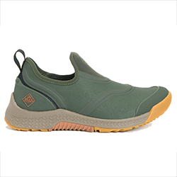 Small Image of Muck Boot Outscape Low Slip-on Men's Shoe in Moss - UK 9.5