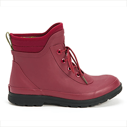 Small Image of Muck Boots Originals Lace Up Ankle Boot - Berry - UK 8