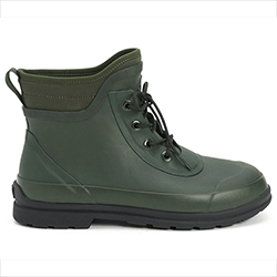 Small Image of Muck Boots Muck Originals Lace-Up Short Boots - Green - UK 6