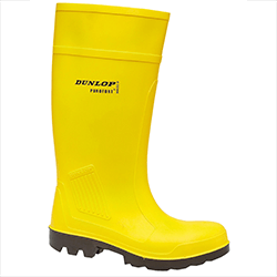 Small Image of Dunlop Purofort Professional Full Safety Wellington - Yellow - UK 11