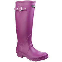Small Image of Cotswold Sandringham Ladie's Wellington Boots - Berry - UK3