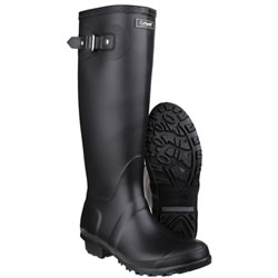 Small Image of Womens Cotswold Sandringham Wellington Boots - Black