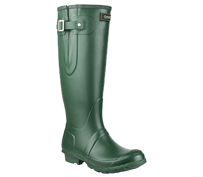 Image of Cotswold Windsor Tall Wellington Boot - Green  - UK 5
