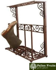 Small Cast Iron Boot Rack by Fallen Fruits
