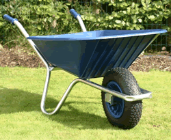 Garden Wheelbarrow - Blue Clipper 90 to 110 ltr