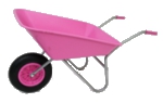 Garden Wheelbarrow - Picador Pink 85ltr