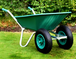 Twin Wheelbarrow - Green Clipper 90 to 110 ltr
