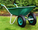 Twin Wheelbarrow - Green Clipper 90 to 110 ltr