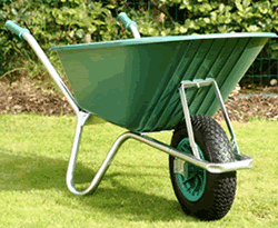 Garden Wheelbarrow - Green Cruiser 100 to 120 ltr