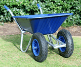 Twin Wheelbarrow - Blue Clipper 90 to 110 ltr