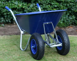 Twin Wheelbarrow - Blue Cruiser 100 to 120 ltr