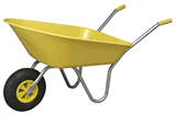 Yellow Boxer Garden Wheelbarrow - 90 Litre