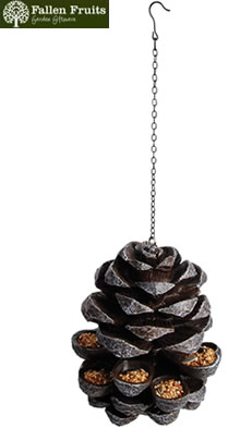 Resin Cone Shaped Bird Feeder